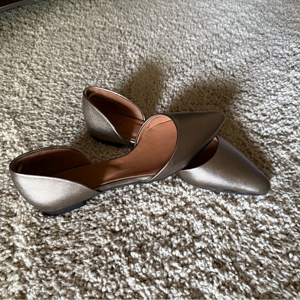 J. Jill D'Orsay Metallic Flats